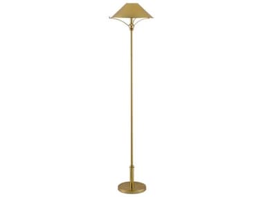 Currey &amp; Company Maarla Polished Brass Floor Lamp CY80000050