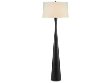 Currey & Company Montenegro 73" Tall Matte Black Floor Lamp CY80000105