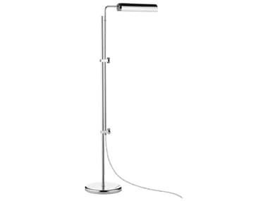 Currey & Company Satire Tall Polished Nickel LED Floor Lamp CY80000114