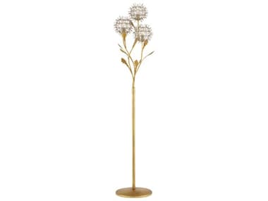 Currey & Company Dandelion 71" Tall Gold Floor Lamp CY80000137