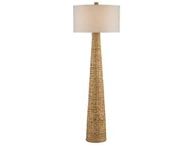 Currey & Company Birdsong 67" Tall Natural Brown Floor Lamp CY80000138