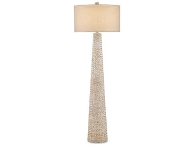 Currey & Company Birdsong Whitewash Floor Lamp CY80000166