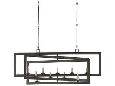 Currey & Company Middleton 11-Light Bronze Gold Island Pendant CY90000525