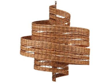 Currey & Company Saisei 5-Light Natural Khaki Brown Chandelier CY90001132