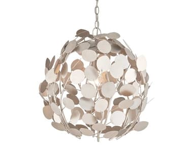 Currey & Company Lunaria 21'' 1-Light Silver Pendant CY90001198