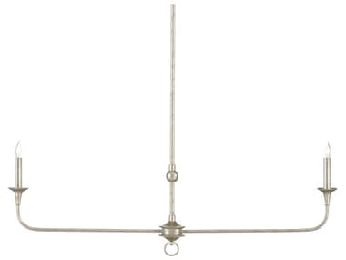 Currey & Company Nottaway 2-Light Champagne Island Pendant CY90001312
