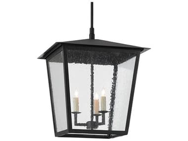 Currey & Company Bening 3 - Light Glass Outdoor Hanging Light CY95000002