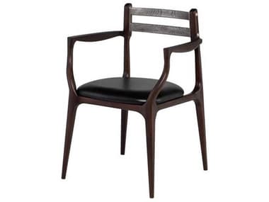 District Eight Assembly Leather Arm Dining Chair D8HGDA796
