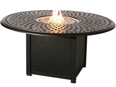 Darlee Outdoor Living Series 60 Cast Aluminum Round Fire Pit Table DA201060GD