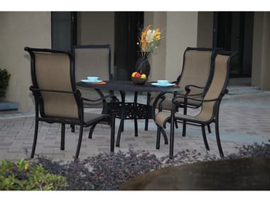 Darlee Outdoor Living Monterey Cast Aluminum 5-Piece Dining Set with 48'' Round Dining Table DA3011105PC60C