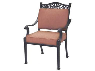 Darlee Outdoor Living Charleston Cast Aluminum Antique Bronze Dining Chair DADL10911