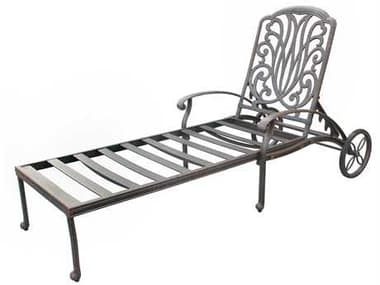 Darlee Outdoor Living Elisabeth Replacement Chaise Lounge Seat and Back Cushion DADL707303