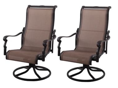 Darlee Outdoor Living Monterey Cast Aluminum Swivel Rocker Chair (Price Includes 2) DAN30111032