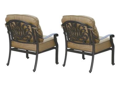 Darlee Outdoor Living Elisabeth Cast Aluminum Club Chair with Cushions (Price Includes 2) DANDL70812