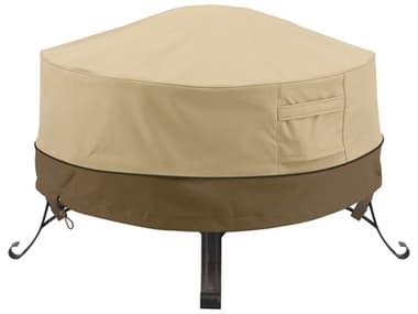 Duck Covers Veranda Pebble 36 Inch Full Coverage Round Fire Pit Cover DC55489011501BHG
