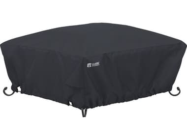 Duck Covers Classic Black 36 Inch Full Square Full Coverage Fire Pit Cover DC5555601040100