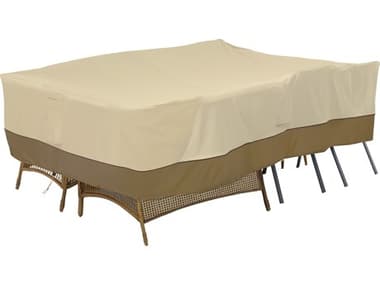 Duck Covers Veranda Pebble 80 Inch Medium General Purpose Patio Furniture Set Cover DC5557801150100