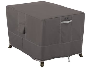 Duck Covers Ravenna Dark Taupe 40 Inch Rectangular Fire Pit Table Cover DC55711015101EC