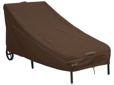 Duck Covers Madrona Dark Cocoa 68 Inch RainProof Patio Chaise Lounge Cover DC55749016601RT