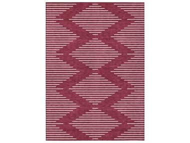 Dalyn Chantille Chevron Area Rug DLACN1016GARNET
