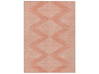 Dalyn Chantille Chevron Area Rug DLACN1016SALMON