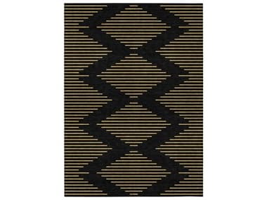 Dalyn Chantille Chevron Area Rug DLACN1017BLACK