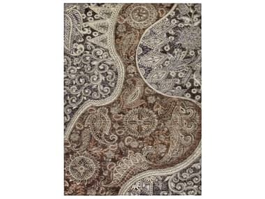Dalyn Chantille Paisley Area Rug DLACN1078BROWN