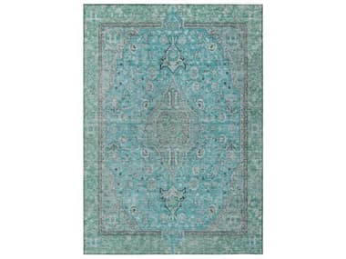 Dalyn Chantille Bordered Area Rug DLACN1651AQUA
