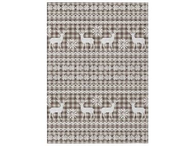 Dalyn Chantille Graphic Area Rug DLACN1820BROWN