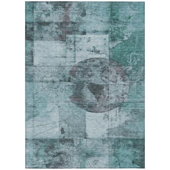 Dalyn Chantille Graphic Area Rug DLACN1905TEAL