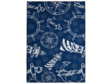 Dalyn Harpswell Graphic Area Rug DLAHP39BLUE