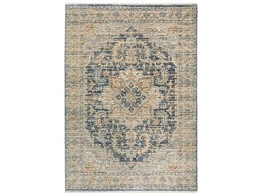 Dalyn Bergama Bordered Area Rug DLBE3NAVY