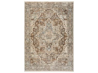 Dalyn Bergama Bordered Area Rug DLBE9MOCHA