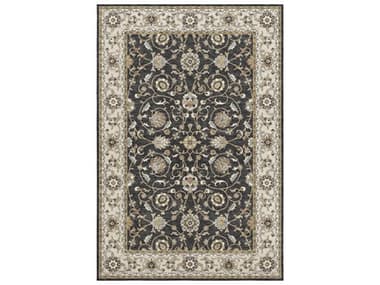 Dalyn Hatay Bordered Area Rug DLHY1BLACK