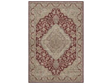 Dalyn Hatay Bordered Area Rug DLHY3GARNET