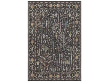 Dalyn Hatay Bordered Area Rug DLHY5BLACK