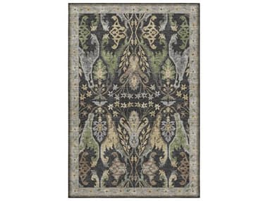 Dalyn Hatay Bordered Area Rug DLHY6BLACK