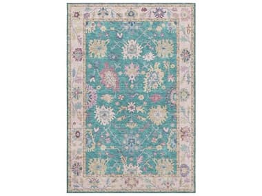 Dalyn Hatay Bordered Area Rug DLHY7TEAL