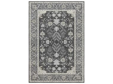 Dalyn Hatay Bordered Area Rug DLHY9CHARCOAL