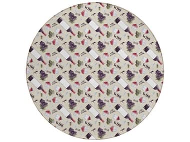 Dalyn Kendall Graphic Area Rug DLKE14PU8RO