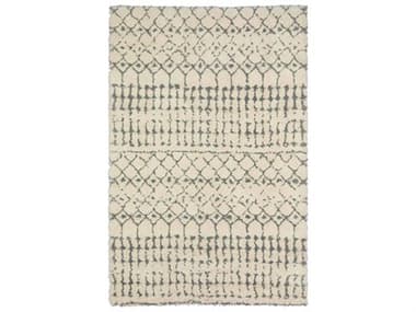 Dalyn Marquee Shag Geometric Area Rug DLMQ2IVORYMETAL