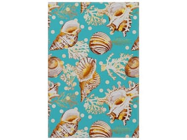 Dalyn Seabreeze Graphic Area Rug DLSZ6TEAL
