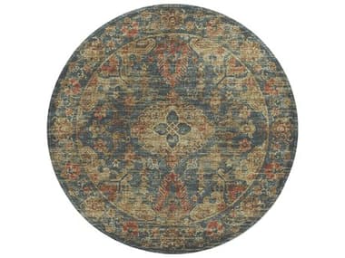 Dalyn Tuscany Bordered Area Rug DLTU13TEALROU