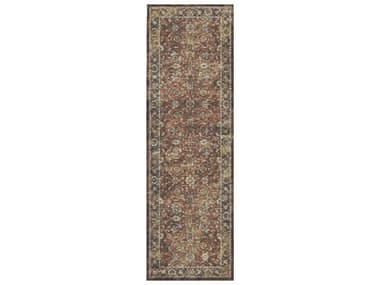 Dalyn Tuscany Bordered Runner Area Rug DLTU14PAPRIKARUN