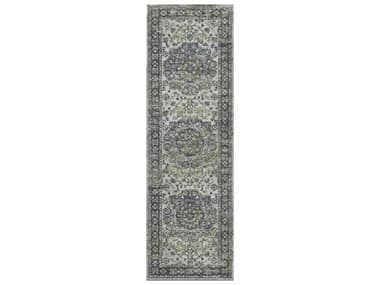 Dalyn Tuscany Bordered Runner Area Rug DLTU1SILVERRUN