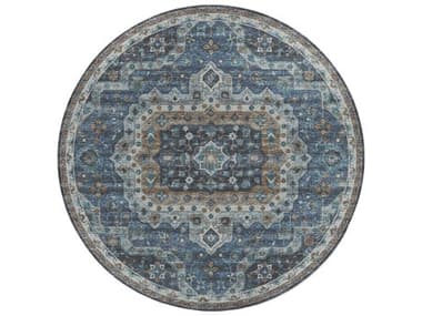 Dalyn Tuscany Bordered Area Rug DLTU4BLUEROU