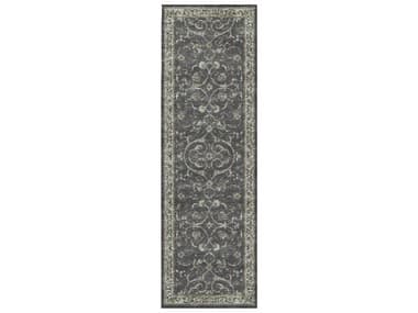 Dalyn Tuscany Bordered Runner Area Rug DLTU6CHARCOALRUN