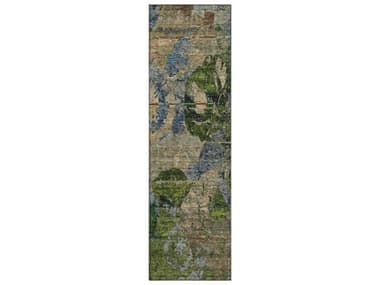 Dalyn Trevi Abstract Runner Area Rug DLTV15TP2X8