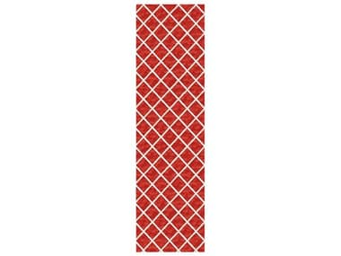 Dalyn York Geometric Runner Area Rug DLYO1REDRUN