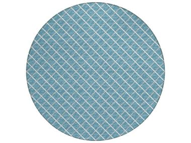 Dalyn York Geometric Area Rug DLYO1SKYBLUEROU